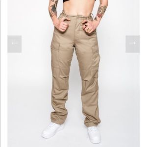 BRAND NEW Goodbye Bread Cobain Khaki Cargo Pants